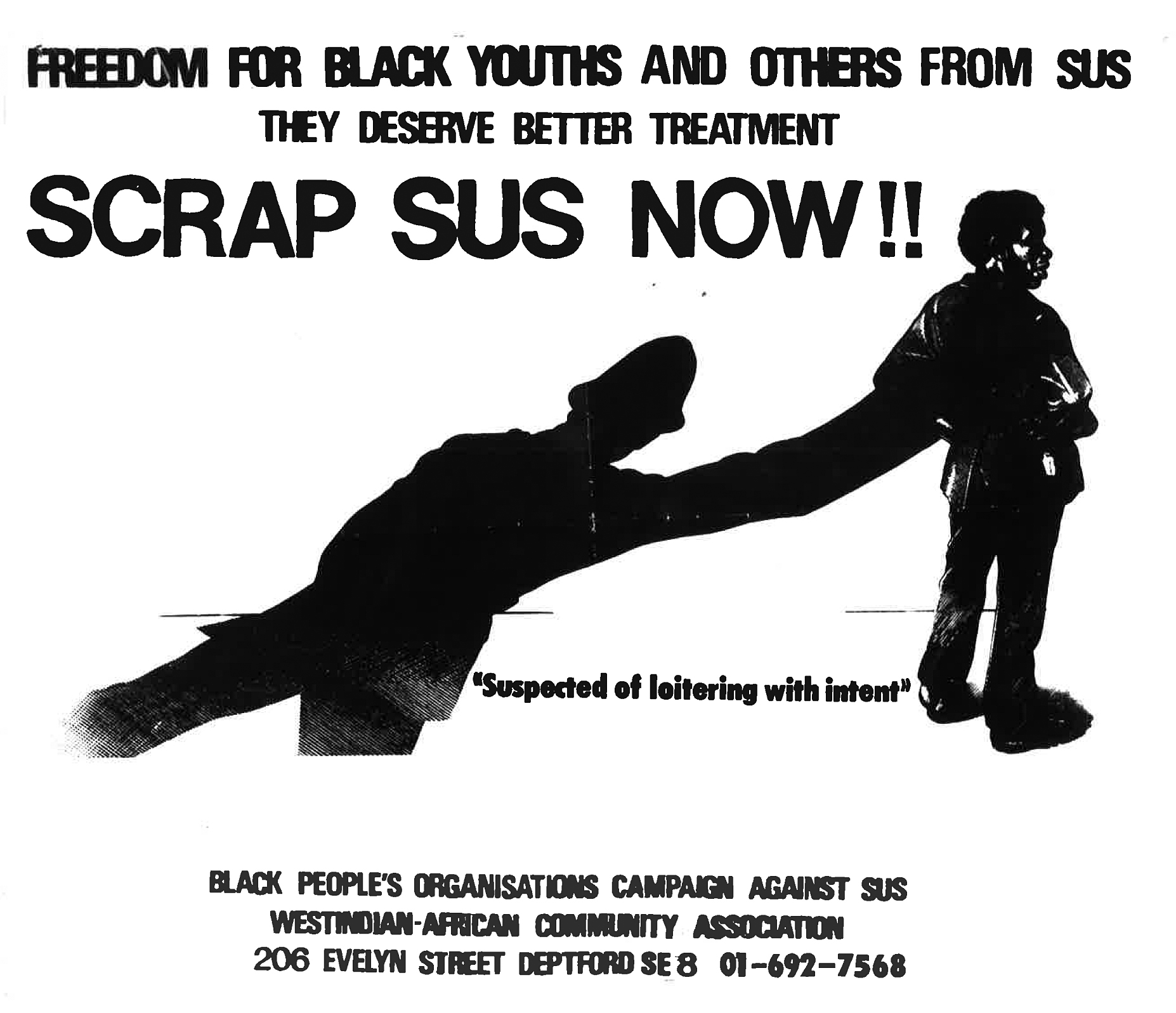 brixton ScrapSusNow flyer